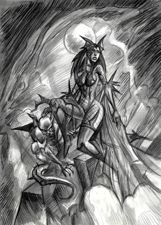 Ilustración de la baraja Faerie